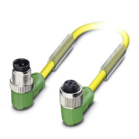 SAC-4P-M12MR/1,5-PUR/M12FR D 1696154 PHOENIX CONTACT Cable for sensors/actuators, 4-pole, PUR/PVC, yellow Ra..