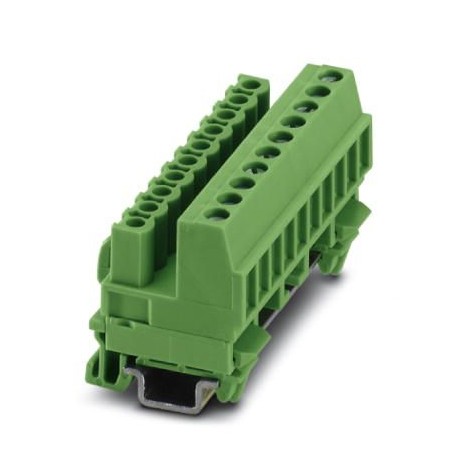 MSTBVK 2,5/10-ST-5,08 1831391 PHOENIX CONTACT Conector para carril, sección nominal: 2,5 mm2, color: verde, ..