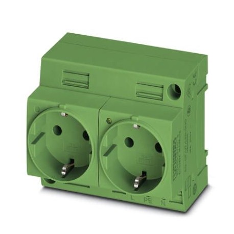 EO-CF/UT/LED/DUO/GN 0804037 PHOENIX CONTACT Prise Double