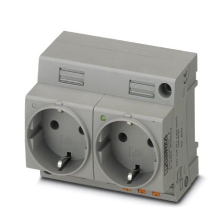 EO-CF/PT/LED/DUO 0804049 PHOENIX CONTACT Double socket