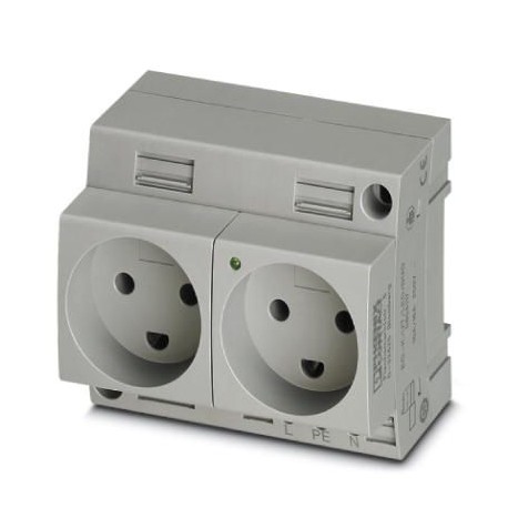 EO-K/UT/LED/DUO 0804117 PHOENIX CONTACT Double socket
