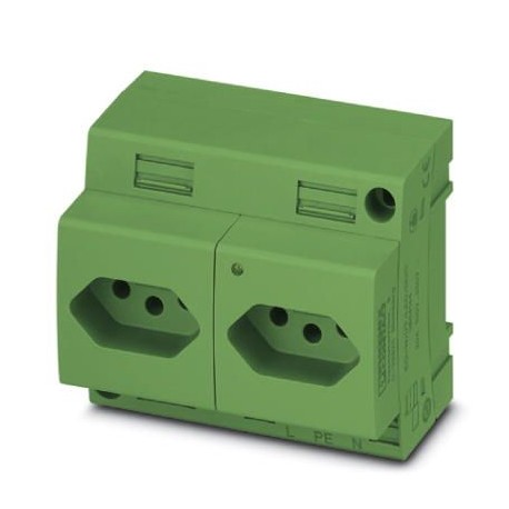 EO-N/UT/LED/DUO/GN 0804145 PHOENIX CONTACT Doppia presa