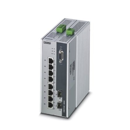 FL SWITCH 4000T-8POE-2SFP 1026923 PHOENIX CONTACT Ethernet Switch con PoE+ de tipo switch gestionado, de acu..