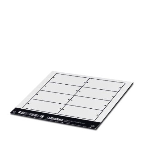 LS-EMLSP (70,8X40) WH 1069847 PHOENIX CONTACT Marcador de aparatos, hoja, blanco, sin rotular, rotulable con..
