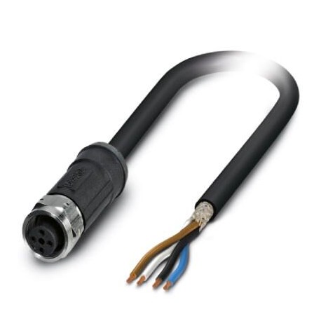 SAC-4P-30,0-28X/M12FS SH OD 1408855 PHOENIX CONTACT Кабель для датчика / исполнительного элемента SAC-4P-30,..