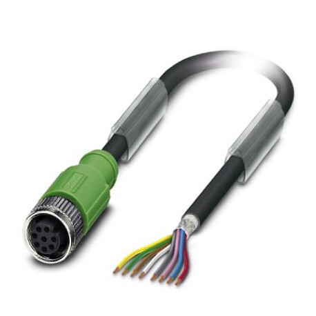 SAC-8P- 5,0-PVC/M12FS SH VA 1413511 PHOENIX CONTACT Câbles pour capteurs/actionneurs SAC-8P- 5,0-PVC/M12FS S..