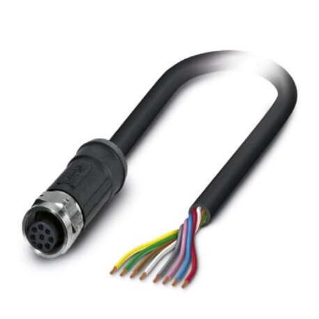 SAC-8P- 1,0-28X/M12FS OD 1414285 PHOENIX CONTACT Кабель для датчика / исполнительного элемента SAC-8P- 1,0-2..
