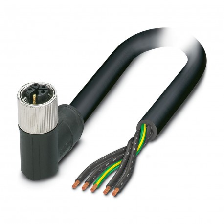 SAC-5P- 1,5-PVC/M12FRK PE 1414774 PHOENIX CONTACT Power cable