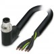 SAC-5P-M12MRK/ 1,5-PVC PE 1414835 PHOENIX CONTACT Cable de potencia, 5-polos, PVC, negro grisáceo RAL 7021, ..