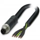 SAC-5P-M12MSK/ 1,5-PVC PE 1414868 PHOENIX CONTACT Cable de potencia, 5-polos, PVC, negro grisáceo RAL 7021, ..