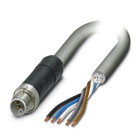 SAC-5P-M12MSL/ 5,0-280 FE SH 1414892 PHOENIX CONTACT Cable de potencia, 5-polos, PUR sin halógenos, gris RAL..