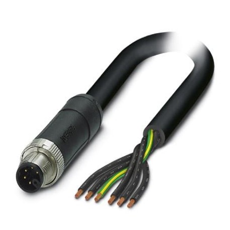 SAC-6P-M12MSM/ 1,5-PUR PE 1414949 PHOENIX CONTACT Power cable