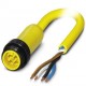 SAC-4P-MINMS/ 1,0-547 1416477 PHOENIX CONTACT Cable de potencia, 4-polos, PVC, amarillo, Conector macho rect..