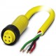 SAC-4P- 1,0-U20/MINFS 1416530 PHOENIX CONTACT Cable de potencia, 4-polos, PVC, amarillo, extremo de cable li..