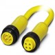 SAC-4P-MINMS/ 1,0-U20/MINFS 1416553 PHOENIX CONTACT Cable de potencia, 4-polos, PVC, amarillo, Conector mach..