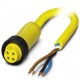 SAC-4P- 2,0-547/MINFS 1416601 PHOENIX CONTACT Cable de potencia, 4-polos, PVC, amarillo, extremo de cable li..