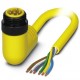 SAC-6P-MINMR/ 5,0-547 1416666 PHOENIX CONTACT Cable de potencia, 6-polos, PVC, amarillo, Conector macho acod..