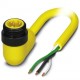 SAC-3P-MINMR/ 5,0-U20 1416786 PHOENIX CONTACT Cable de potencia, 3-polos, PVC, amarillo, Conector macho acod..