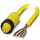SAC-6P- 2,0-U20/MINFS 1416844 PHOENIX CONTACT Cable de potencia, 6-polos, PVC, amarillo, extremo de cable li..