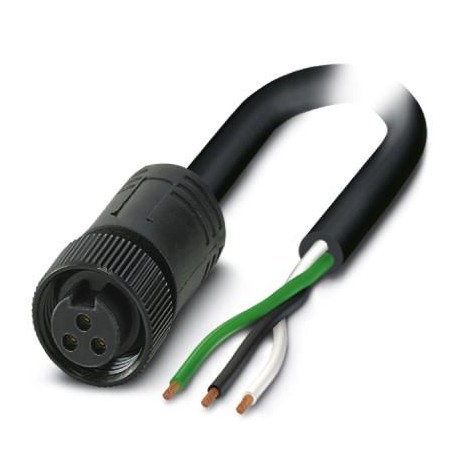 SAC-3P- 2,0-U50/MINFS 1417098 PHOENIX CONTACT Cable de potencia, 3-polos, PVC, negro, extremo de cable libre..
