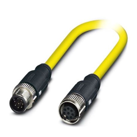 SAC-8P-M12MS/ 3,0-542/M12FSSH 1417921 PHOENIX CONTACT Cable para sensores/actuadores, 8-polos, PVC, amarillo..