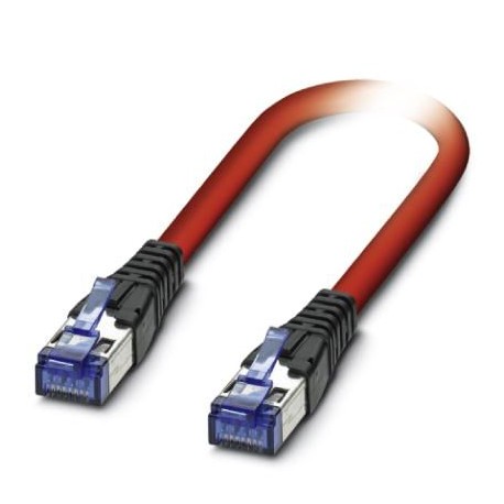 NBC-R4AC1/0,5-94G/R4AC1-RD 1421139 PHOENIX CONTACT Cable patch, Ethernet CAT6A (10 GBit/s), 8-polos, PUR, ro..
