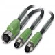 SAC-3P-M12FY/2X0,3-PUR/M8MS 1423237 PHOENIX CONTACT Cable para sensores/actuadores SAC-3P-M12FY/2X0,3-PUR/M8..
