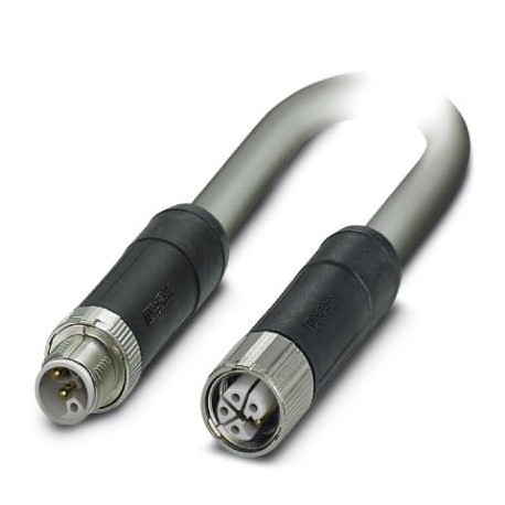 SAC-5P-M12MSL/0,6-500/FSL FE 1425014 PHOENIX CONTACT Cable de potencia, 5-polos, PVC, gris RAL 7001, Conecto..