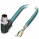 VS-M12MRD-OE-93E/25,0 SKS 1448632 PHOENIX CONTACT Cable de red, Ethernet CAT5, 4-polos, PUR, azul agua RAL 5..