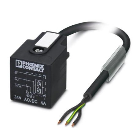 SAC-3P- 3,0-116/A-1L-Z 1453384 PHOENIX CONTACT Cable para sensores/actuadores, 3-polos, PUR/PVC, negro RAL 9..