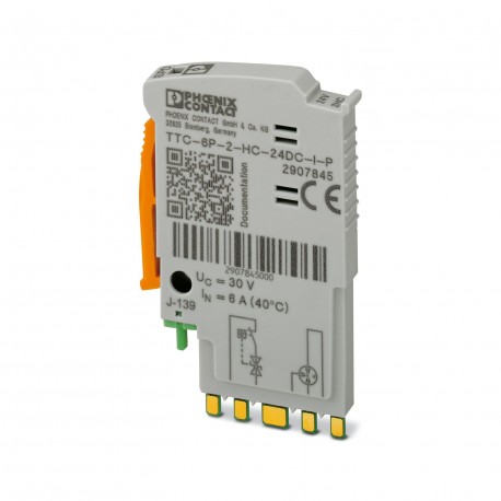 TTC-6P-2-HC-24DC-I-P 2907845 PHOENIX CONTACT Proteção contra surtos de plug integrado com indicador de statu..