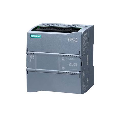 6ES7211-1HE40-0XB0 SIEMENS SIMATIC S7-1200, CPU 1211C, CPU compacte CC/CC/relais, I/O intégrées: 6 entrées T..