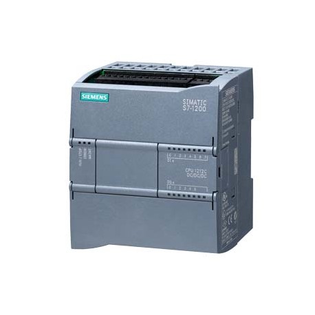 6ES7212-1AE40-0XB0 SIEMENS SIMATIC S7-1200, CPU 1212C, CPU compacte CC/CC/CC, I/O intégrées: 8 DI 24V CC 6 s..