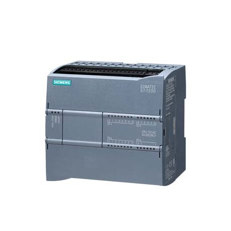 6ES7214-1BG40-0XB0 SIEMENS SIMATIC S7-1200, CPU 1214C, CPU compacta AC/DC/relé, E/S INTEGRADAS: 14 DI 24 V D..