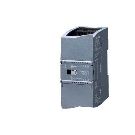 6ES7223-1PH32-0XB0 SIEMENS SIMATIC S7-1200, Digitale E/A SM 1223, 8 DI/8 DO, 8 DI DC 24V, Sink/Source, 8 DO,..