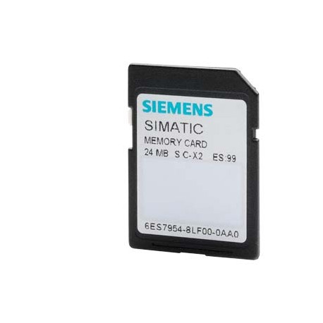 6ES7954-8LF03-0AA0 SIEMENS SIMATIC S7, Memory Card per S7-1x00 CPU/SINAMICS, 3, 3V Flash, 24 Mbyte