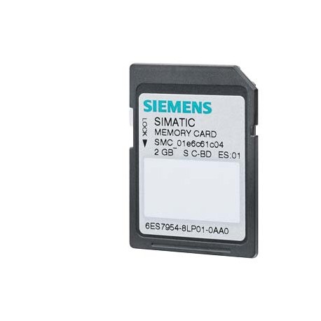 6ES7954-8LP02-0AA0 SIEMENS SIMATIC S7, Memory Card para CPU S7-1x 00, 3, 3 V Flash, 2 Gbytes