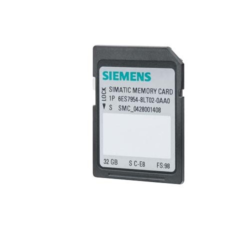 6ES7954-8LT03-0AA0 SIEMENS SIMATIC S7, Memory Card para CPU S7-1x 00, 3, 3 V Flash, 32 GByte