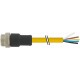 7700-A3001-U1B0500 MURRELEKTRONIK 7/8'' (Mini) Stecker 0° freies Leitungsende TPE, TC-ER+FT4, 3x16AWG, gelb,..