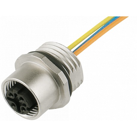7000-14501-9760020 MURRELEKTRONIK M12 toma hembra D-cod. montaje frontal PE 4x0.34 0,2m