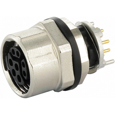 7000-15701-0000000 MURRELEKTRONIK M12 presa fêmea 0° Y-cod. Terminais de solda