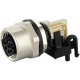 7000-15711-0000000 MURRELEKTRONIK M12 female receptacle 90° Y-cod. solder terminal