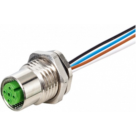 7000-19185-9790100 MURRELEKTRONIK M12 female recept. A-cod. rearTPE-wires 12x0.14 1m