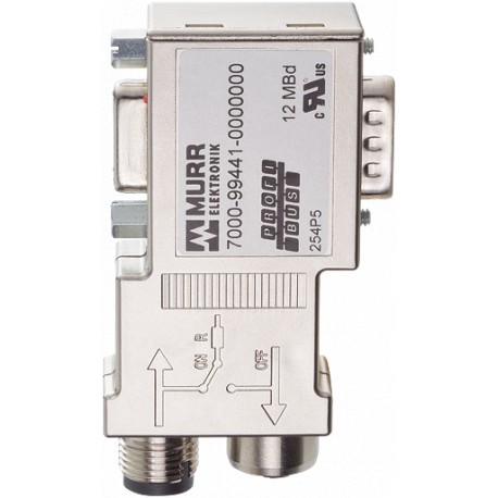 7000-99441-0000000 MURRELEKTRONIK M12/D-Sub Profibus adapter Mini 90° M12 male B-cod./M12 female B-cod.
