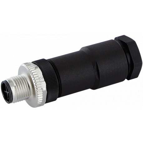7000-P6391-0000000 MURRELEKTRONIK M12 macho 0° S-cod. cableable no campo