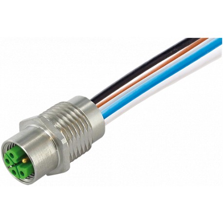 7002-P4291-9800100 MURRELEKTRONIK M12 Power brida hembra L-cod. Montaje frontal V2A PUR 5x1.5 1m