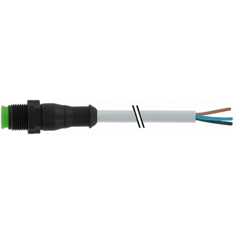 7005-12041-2150200 MURRELEKTRONIK M12 LITE macho 0° con cable PVC 5X0.34 amarillo 2m