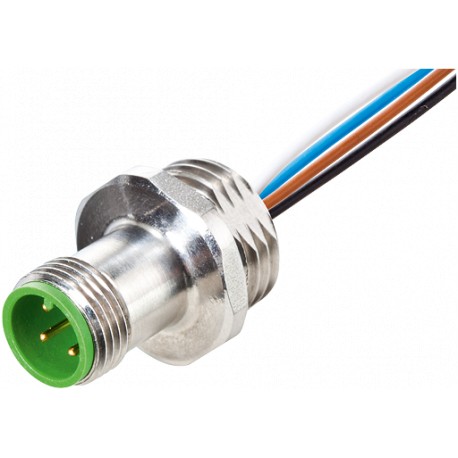 7014-19161-9790100 MURRELEKTRONIK M12 male recept. A-cod. front F&BTPE-wires 12x0.14 1m