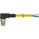 7700-12121-U051000 MURRELEKTRONIK M12 male 90° with cable TPE 5x22AWG yellow UL/CSA, ITC/PLTC 10m