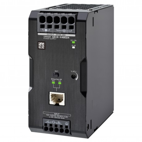 S8VK-X48024-EIP 680576 S8VKX48024EIP OMRON Fuente de alimentación tipo libro, 480 W, 24 Vcc, 20 A, montaje e..